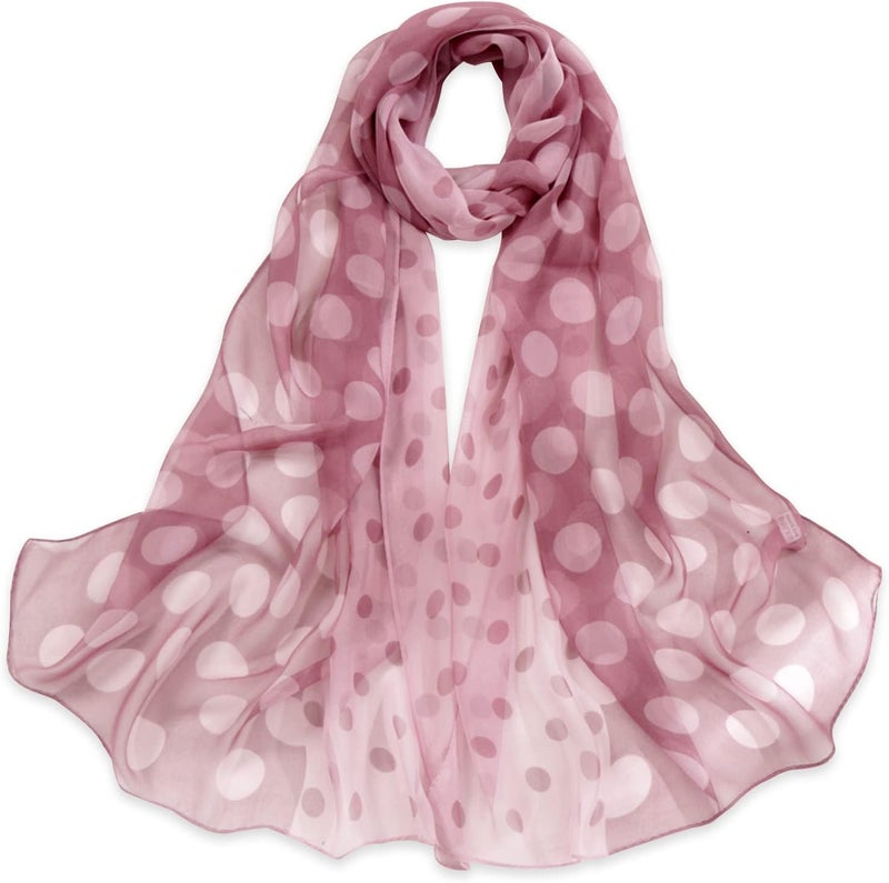 E-Clover Herebuy - Unique Women's Floral Scarves: Chiffon Flowers & Birds Printed Scarf - Image 1